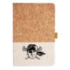 Cork And Heathered Fabric Hardcover Journal 5.5" X 8.25" Thumbnail