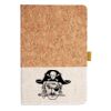 Cork And Heathered Fabric Hardcover Journal 5.5" X 8.25" Thumbnail