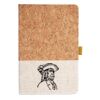 Cork And Heathered Fabric Hardcover Journal 5.5" X 8.25" Thumbnail