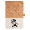 Cork And Heathered Fabric Hardcover Journal 5.5" X 8.25" Thumbnail