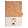 Cork And Heathered Fabric Hardcover Journal 5.5" X 8.25" Thumbnail