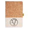 Cork And Heathered Fabric Hardcover Journal 5.5" X 8.25" Thumbnail