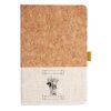 Cork And Heathered Fabric Hardcover Journal 5.5" X 8.25" Thumbnail