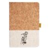 Cork And Heathered Fabric Hardcover Journal 5.5" X 8.25" Thumbnail