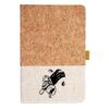 Cork And Heathered Fabric Hardcover Journal 5.5" X 8.25" Thumbnail