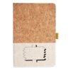 Cork And Heathered Fabric Hardcover Journal 5.5" X 8.25" Thumbnail