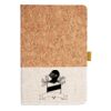 Cork And Heathered Fabric Hardcover Journal 5.5" X 8.25" Thumbnail