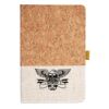 Cork And Heathered Fabric Hardcover Journal 5.5" X 8.25" Thumbnail