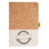 Cork And Heathered Fabric Hardcover Journal 5.5" X 8.25" Thumbnail