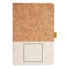 Cork And Heathered Fabric Hardcover Journal 5.5" X 8.25" Thumbnail