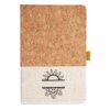 Cork And Heathered Fabric Hardcover Journal 5.5" X 8.25" Thumbnail