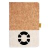 Cork And Heathered Fabric Hardcover Journal 5.5" X 8.25" Thumbnail