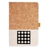 Cork And Heathered Fabric Hardcover Journal 5.5" X 8.25" Thumbnail