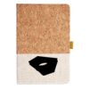 Cork And Heathered Fabric Hardcover Journal 5.5" X 8.25" Thumbnail