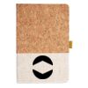 Cork And Heathered Fabric Hardcover Journal 5.5" X 8.25" Thumbnail