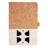 Cork And Heathered Fabric Hardcover Journal 5.5" X 8.25" Thumbnail