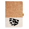 Cork And Heathered Fabric Hardcover Journal 5.5" X 8.25" Thumbnail