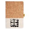 Cork And Heathered Fabric Hardcover Journal 5.5" X 8.25" Thumbnail