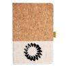 Cork And Heathered Fabric Hardcover Journal 5.5" X 8.25" Thumbnail