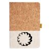 Cork And Heathered Fabric Hardcover Journal 5.5" X 8.25" Thumbnail