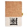 Cork And Heathered Fabric Hardcover Journal 5.5" X 8.25" Thumbnail