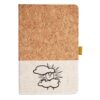Cork And Heathered Fabric Hardcover Journal 5.5" X 8.25" Thumbnail