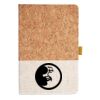 Cork And Heathered Fabric Hardcover Journal 5.5" X 8.25" Thumbnail