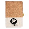 Cork And Heathered Fabric Hardcover Journal 5.5" X 8.25" Thumbnail