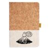 Cork And Heathered Fabric Hardcover Journal 5.5" X 8.25" Thumbnail