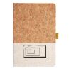 Cork And Heathered Fabric Hardcover Journal 5.5" X 8.25" Thumbnail