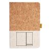 Cork And Heathered Fabric Hardcover Journal 5.5" X 8.25" Thumbnail