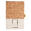 Cork And Heathered Fabric Hardcover Journal 5.5" X 8.25" Thumbnail