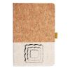 Cork And Heathered Fabric Hardcover Journal 5.5" X 8.25" Thumbnail