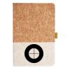 Cork And Heathered Fabric Hardcover Journal 5.5" X 8.25" Thumbnail