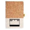 Cork And Heathered Fabric Hardcover Journal 5.5" X 8.25" Thumbnail