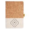 Cork And Heathered Fabric Hardcover Journal 5.5" X 8.25" Thumbnail