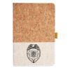 Cork And Heathered Fabric Hardcover Journal 5.5" X 8.25" Thumbnail