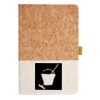 Cork And Heathered Fabric Hardcover Journal 5.5" X 8.25" Thumbnail