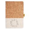 Cork And Heathered Fabric Hardcover Journal 5.5" X 8.25" Thumbnail