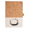 Cork And Heathered Fabric Hardcover Journal 5.5" X 8.25" Thumbnail
