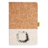Cork And Heathered Fabric Hardcover Journal 5.5" X 8.25" Thumbnail