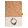 Cork And Heathered Fabric Hardcover Journal 5.5" X 8.25" Thumbnail