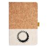 Cork And Heathered Fabric Hardcover Journal 5.5" X 8.25" Thumbnail