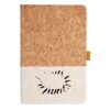 Cork And Heathered Fabric Hardcover Journal 5.5" X 8.25" Thumbnail