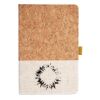 Cork And Heathered Fabric Hardcover Journal 5.5" X 8.25" Thumbnail