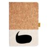 Cork And Heathered Fabric Hardcover Journal 5.5" X 8.25" Thumbnail