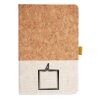 Cork And Heathered Fabric Hardcover Journal 5.5" X 8.25" Thumbnail