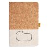 Cork And Heathered Fabric Hardcover Journal 5.5" X 8.25" Thumbnail