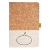 Cork And Heathered Fabric Hardcover Journal 5.5" X 8.25" Thumbnail