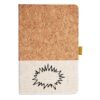 Cork And Heathered Fabric Hardcover Journal 5.5" X 8.25" Thumbnail